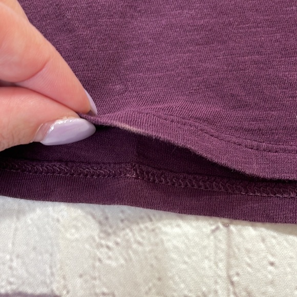 VS Pink Purple Basic SS Top - Picture 4 of 6